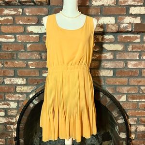 BCBGeneration Pleated Chiffon Mini Dress Size Large NWT